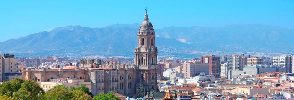 Utsikt over Malaga kirke