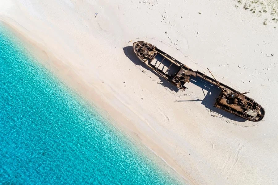 Shipwreck beach