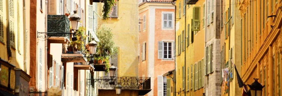 Gamlebyen i Nice Vieux Nice