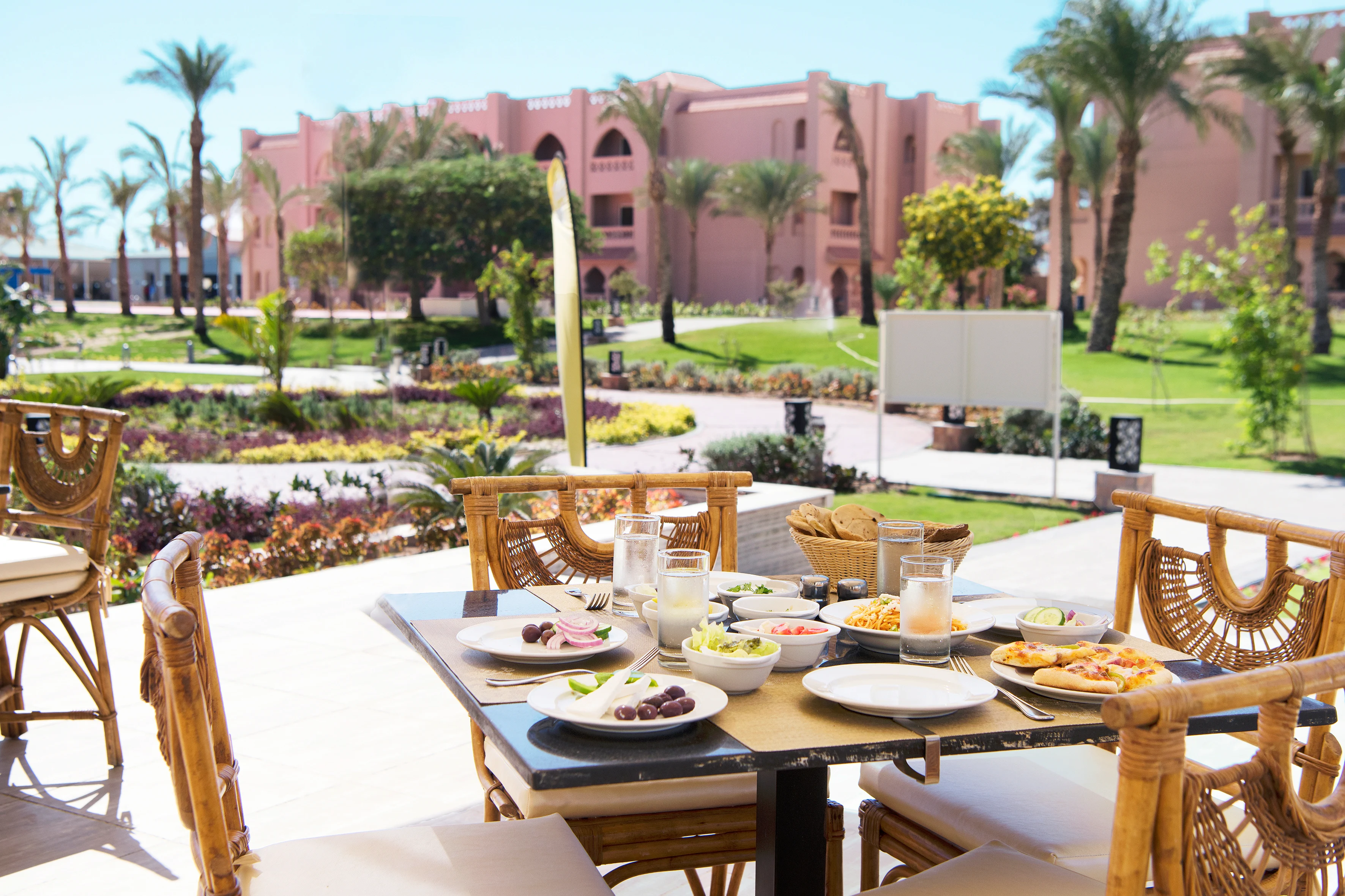 Restaurang på Aqua Vista, Egypten