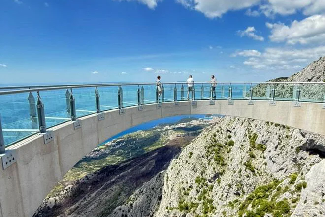 Vandring på Biokovo skywalk