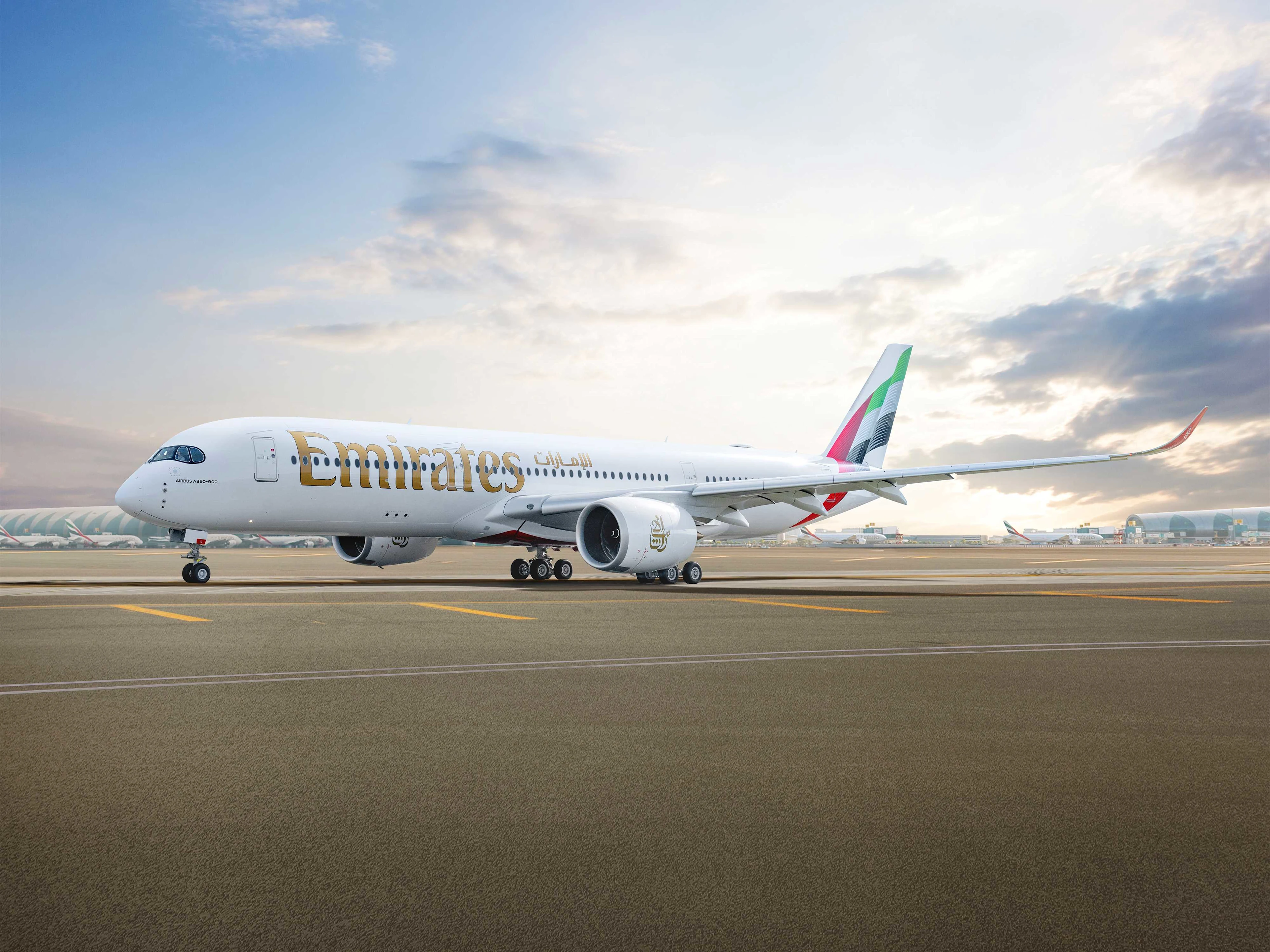 Emiratesin A350-kone