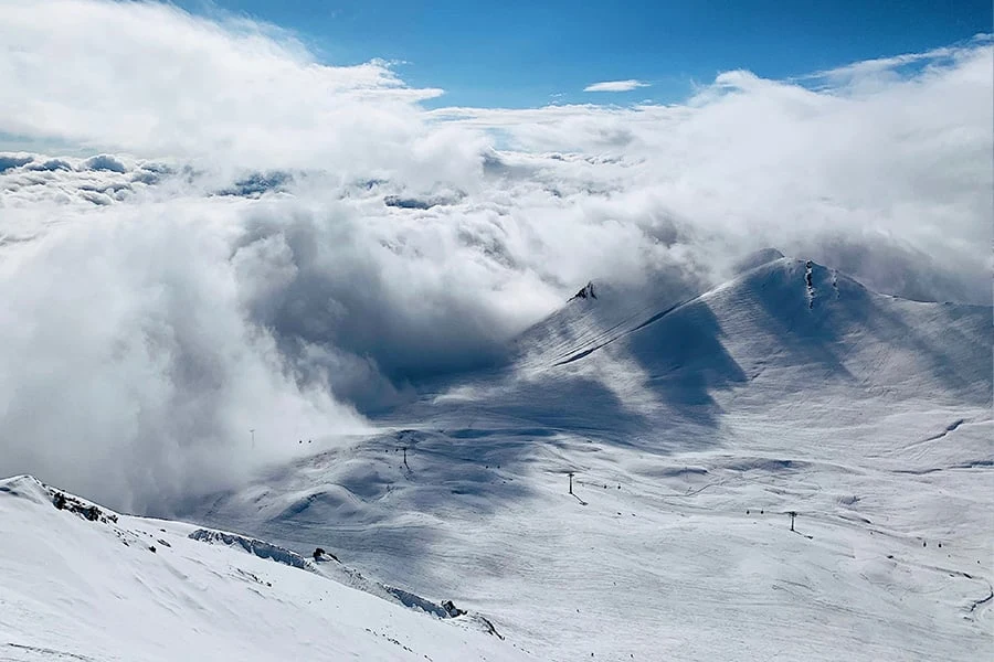 Oversikt over fjellene i Georgia