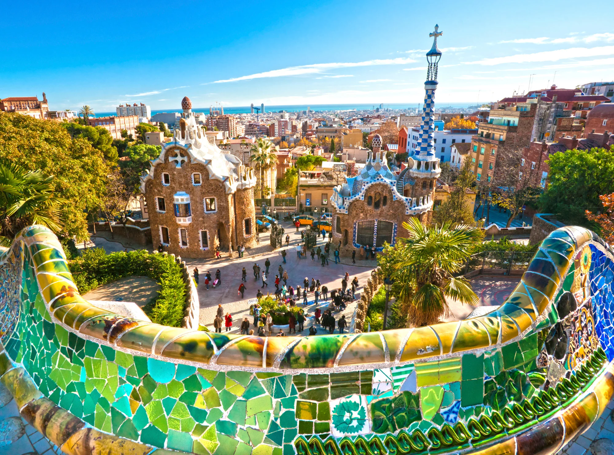 Park Guell i Barcelona