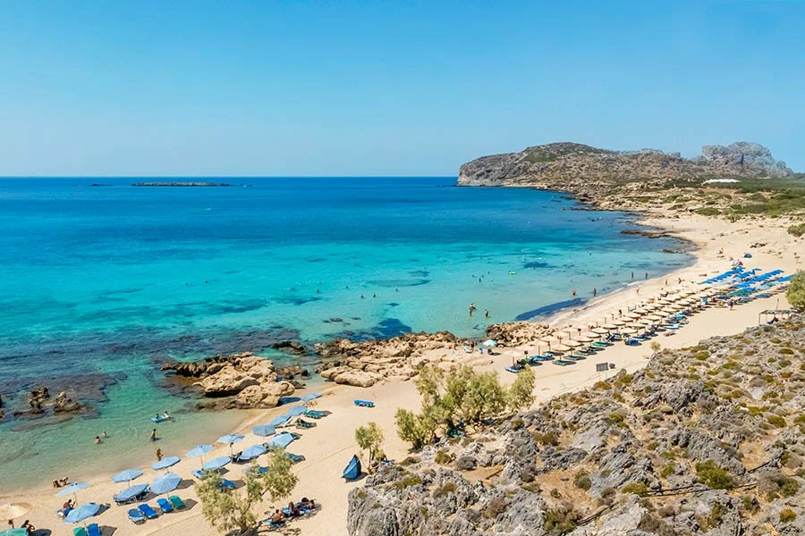 Het mooie Falassos aan de westkust van Kreta
