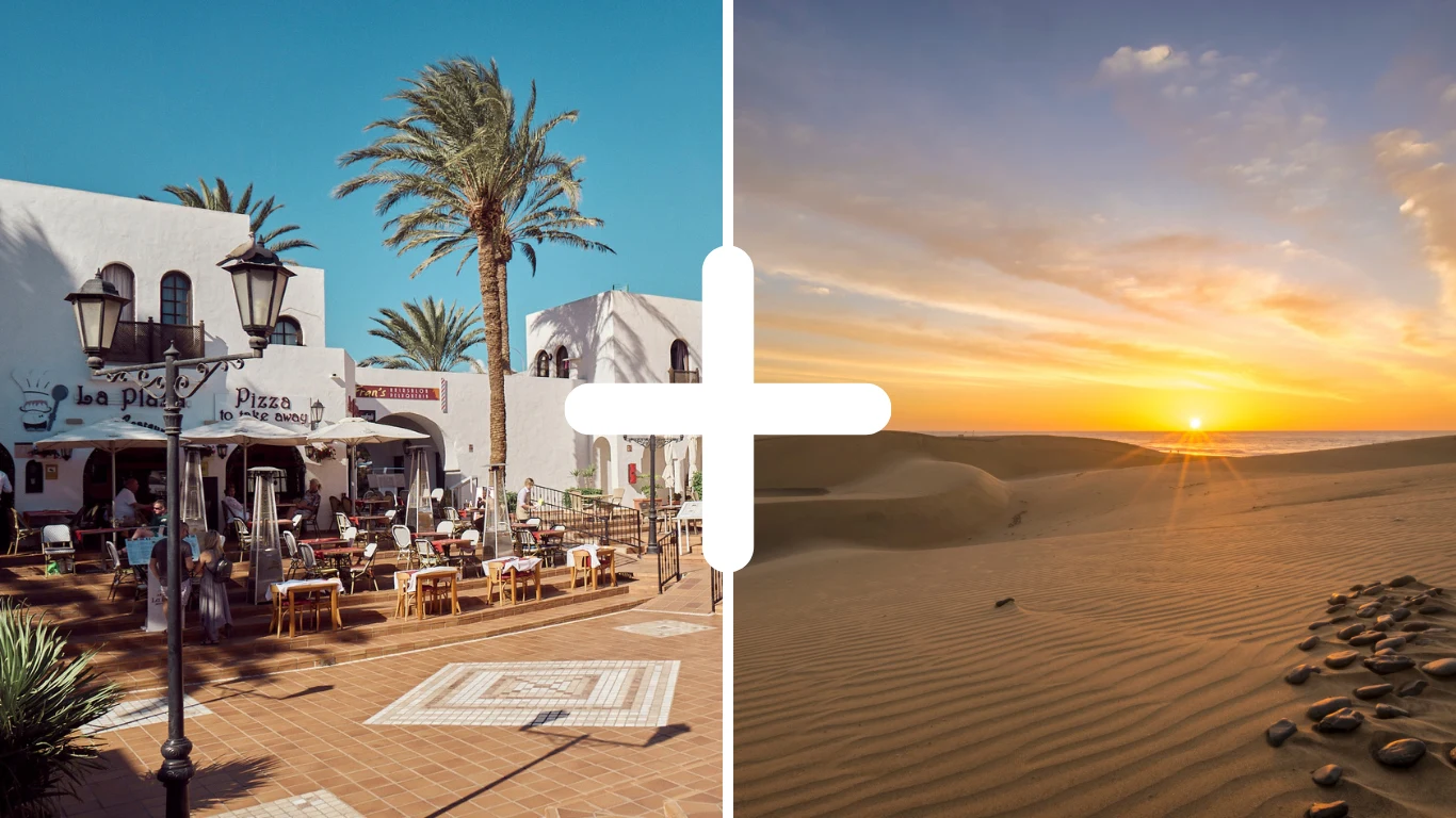 Kombiner Bahia Feliz og Maspalomas