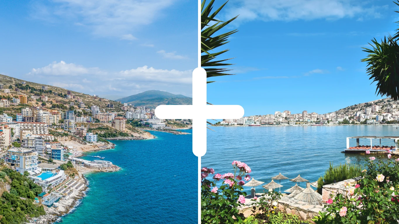Kombinér to forskellige hoteller i Saranda