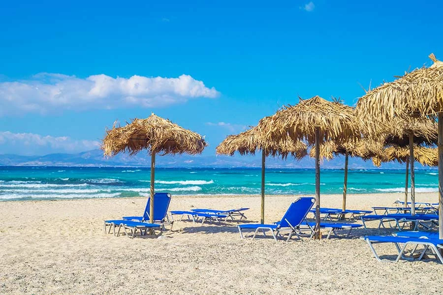 Stranden Chrissi på Kreta