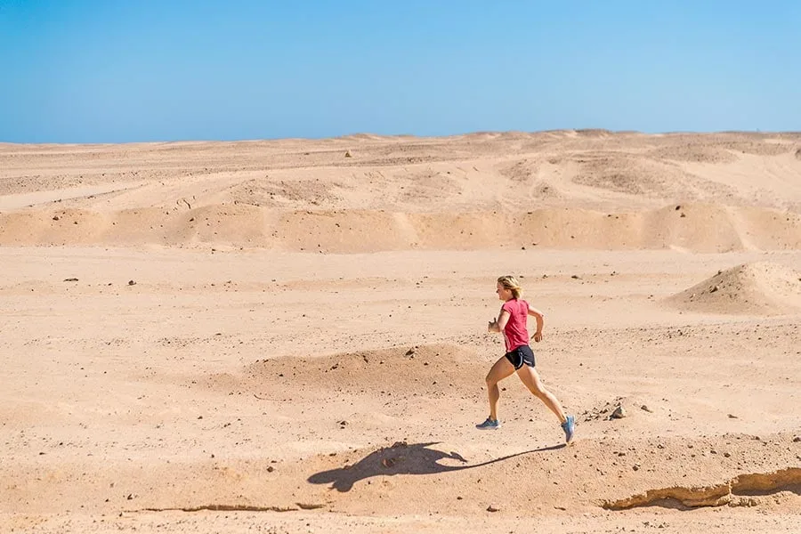 løpeing på sand