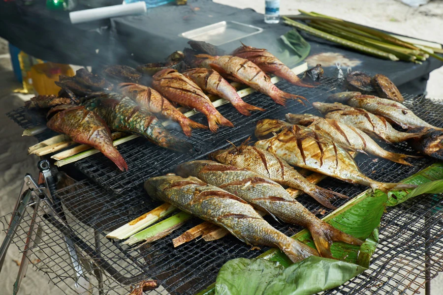 grillad fisk