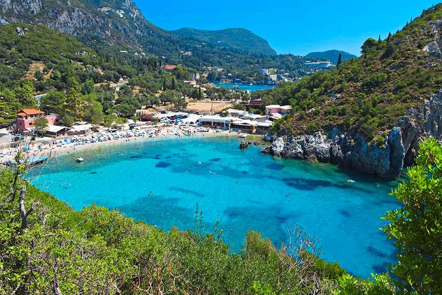 Paleokastritsa op Corfu