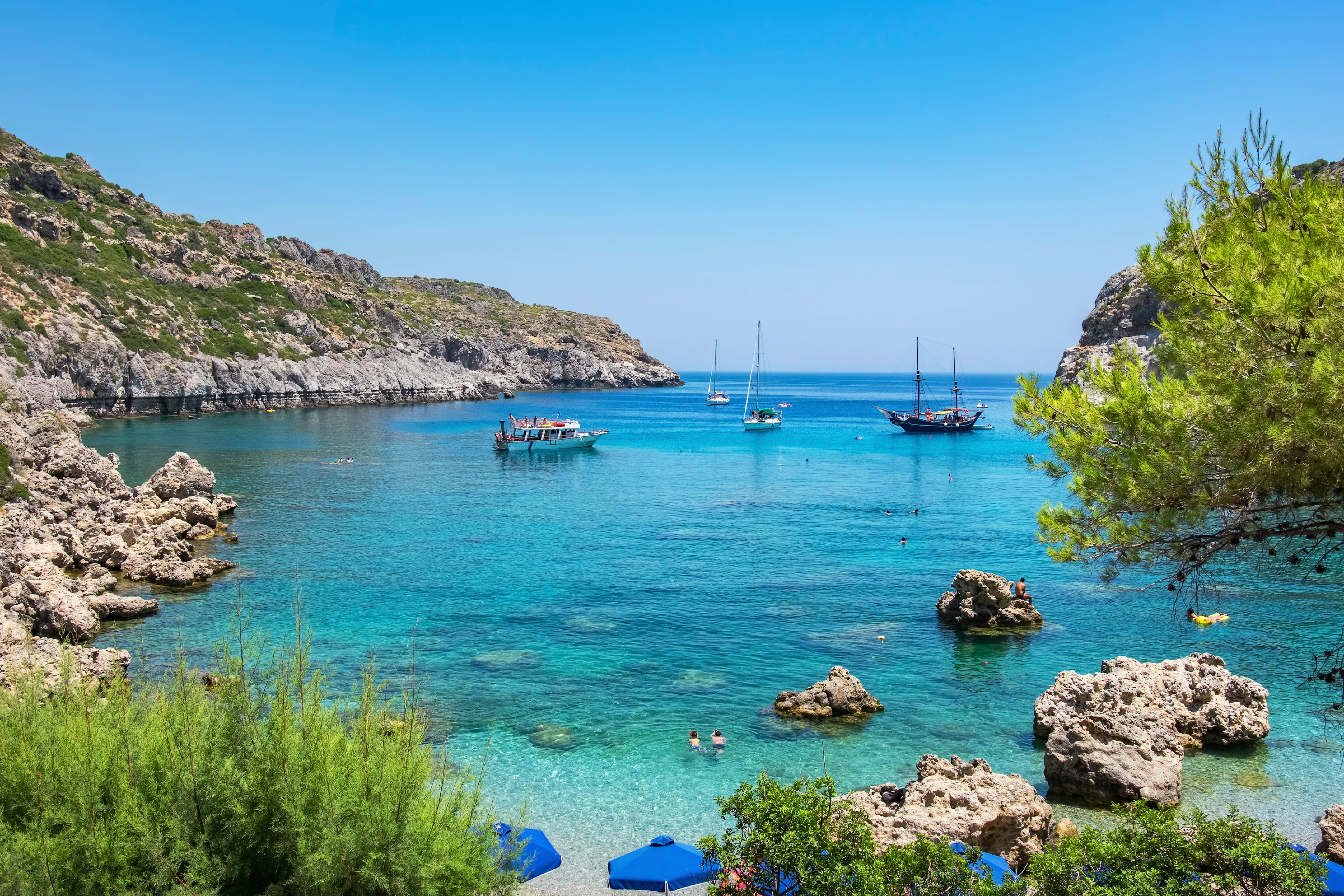 St. Pauls Bay på Rhodos