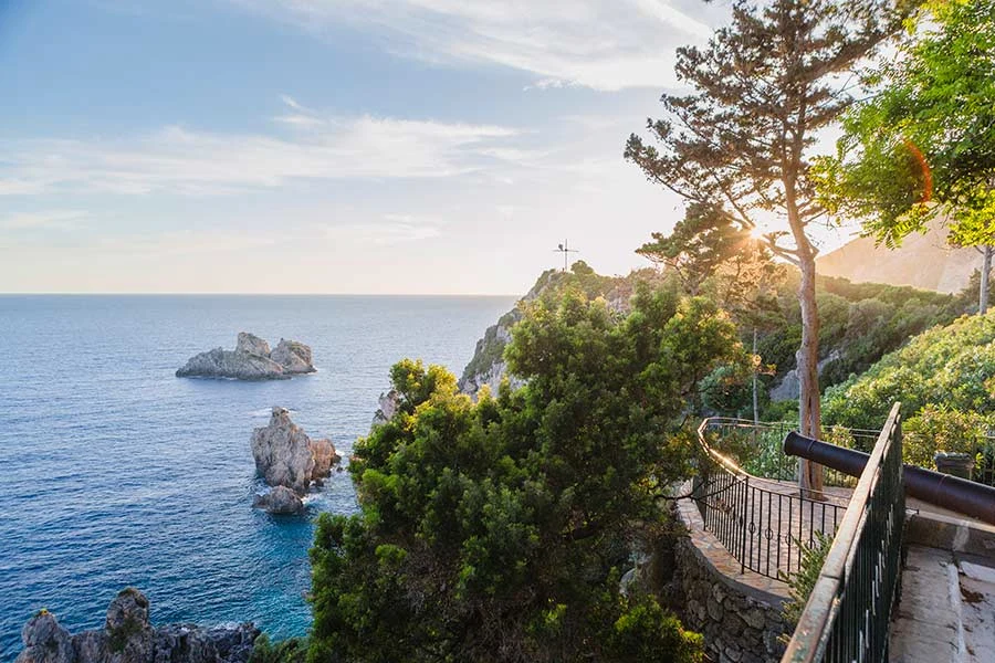 Paleokastritsa op Corfu