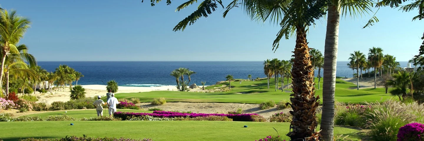 En golfbana i Mexiko