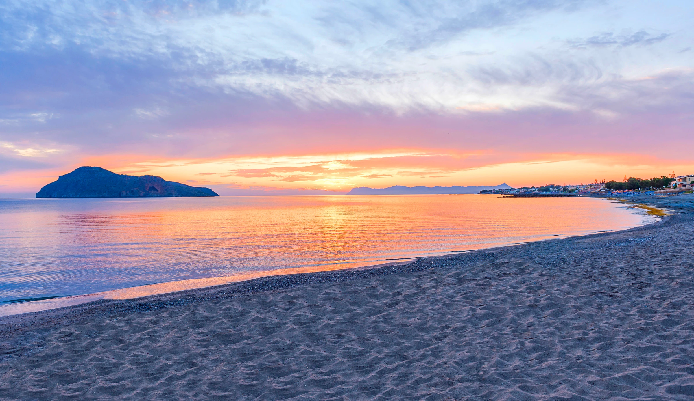 Strand i Chania by