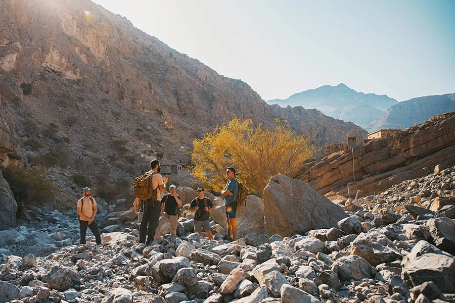 Fottur i Jebel Jais
