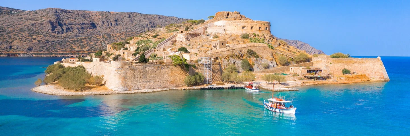 Spinalonga på Kreta