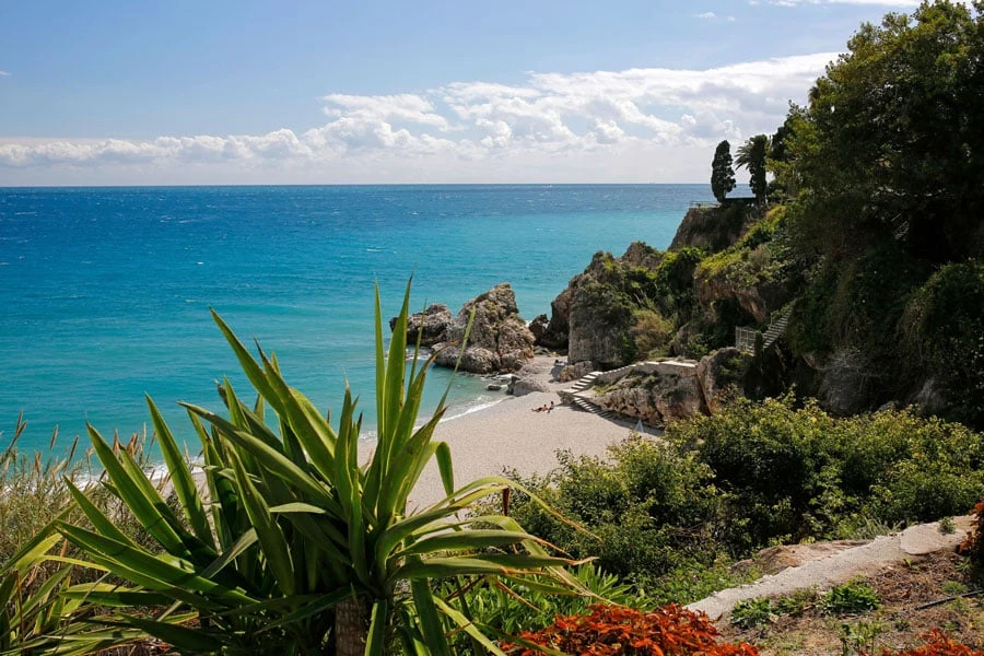 Stranden Carabeillo i Nerja