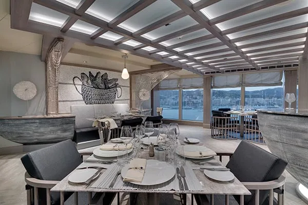 ocean cay restaurang