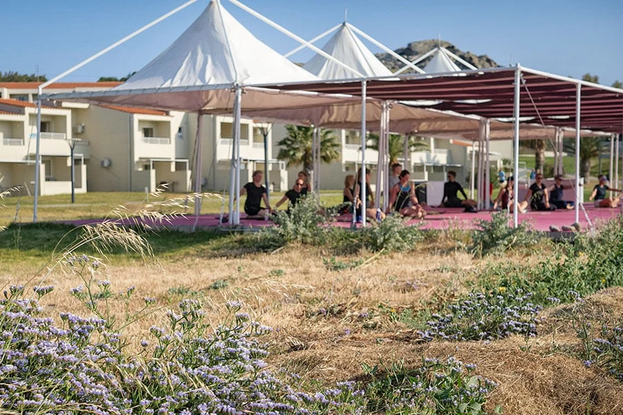 Hos Apollo Sports-hotellet Porto Myrina - drevet er der alt til en aktiv ferie