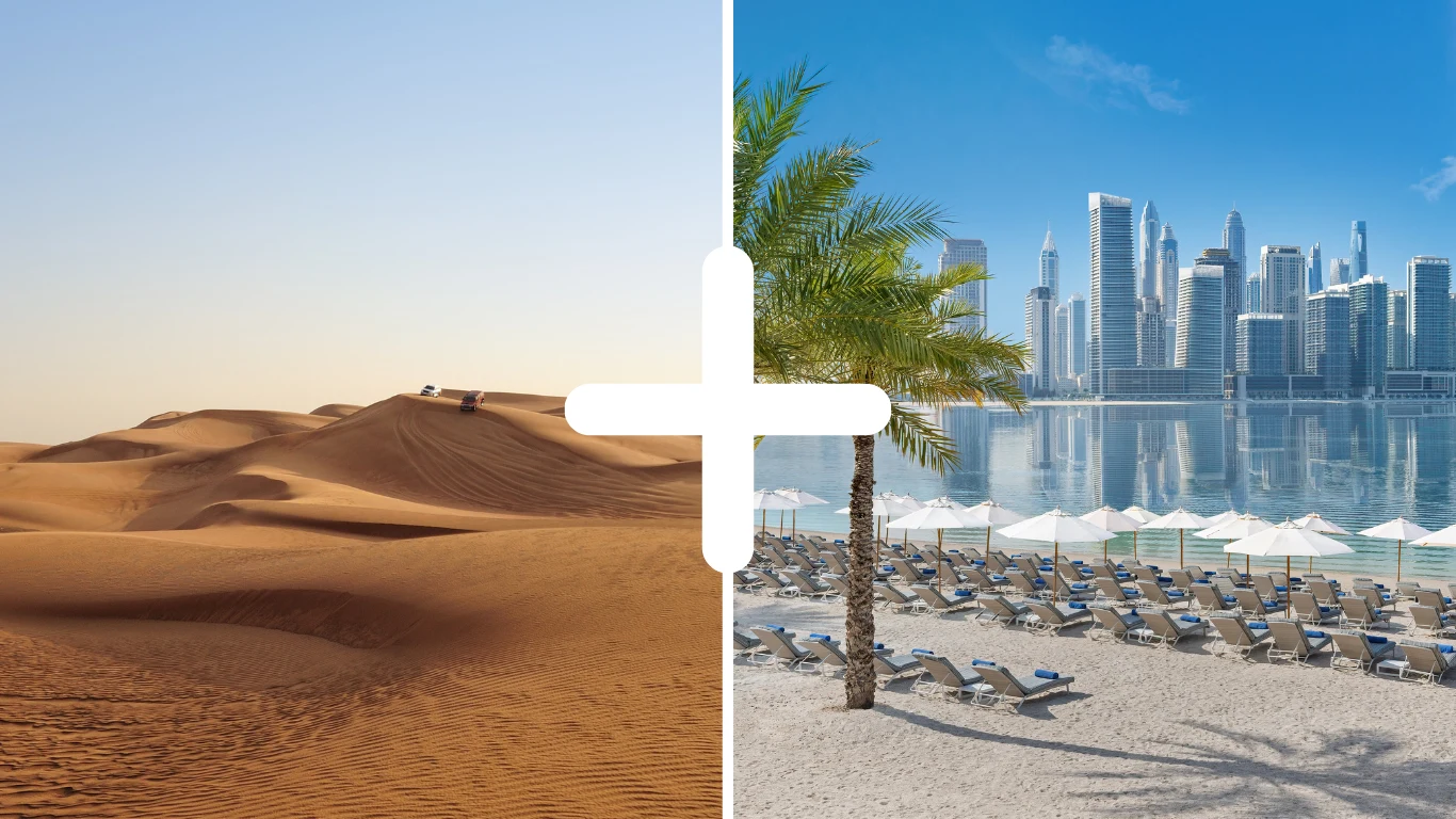 Kombinera Ras Al Khaimah med Dubai