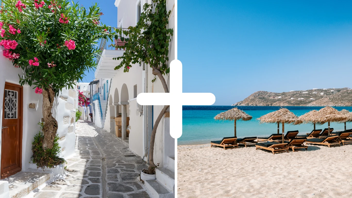 Kombinera Patmos och Samos