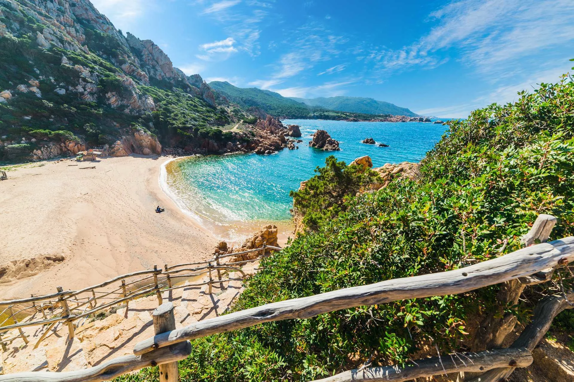 Meget smuk strand på Sardinien