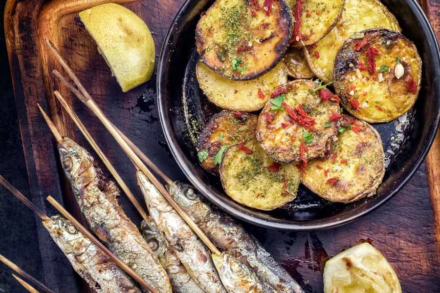 Grillad fisk