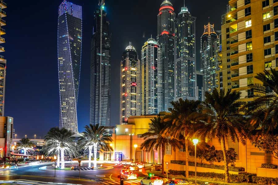Nachtleven in Dubai