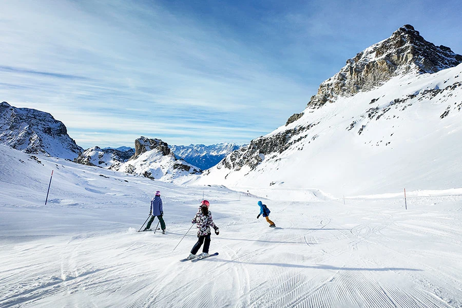 pisten i Alagna