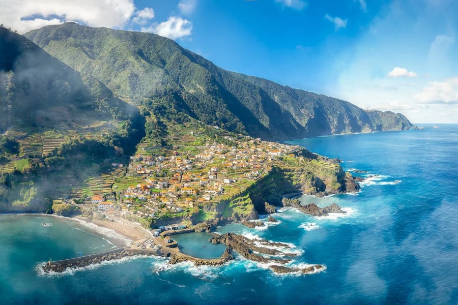 Kustplaatsje op Madeira