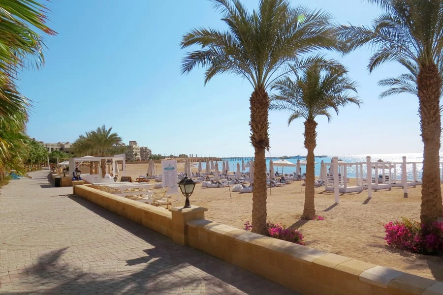 Sahl Hasheesh strandpromenade