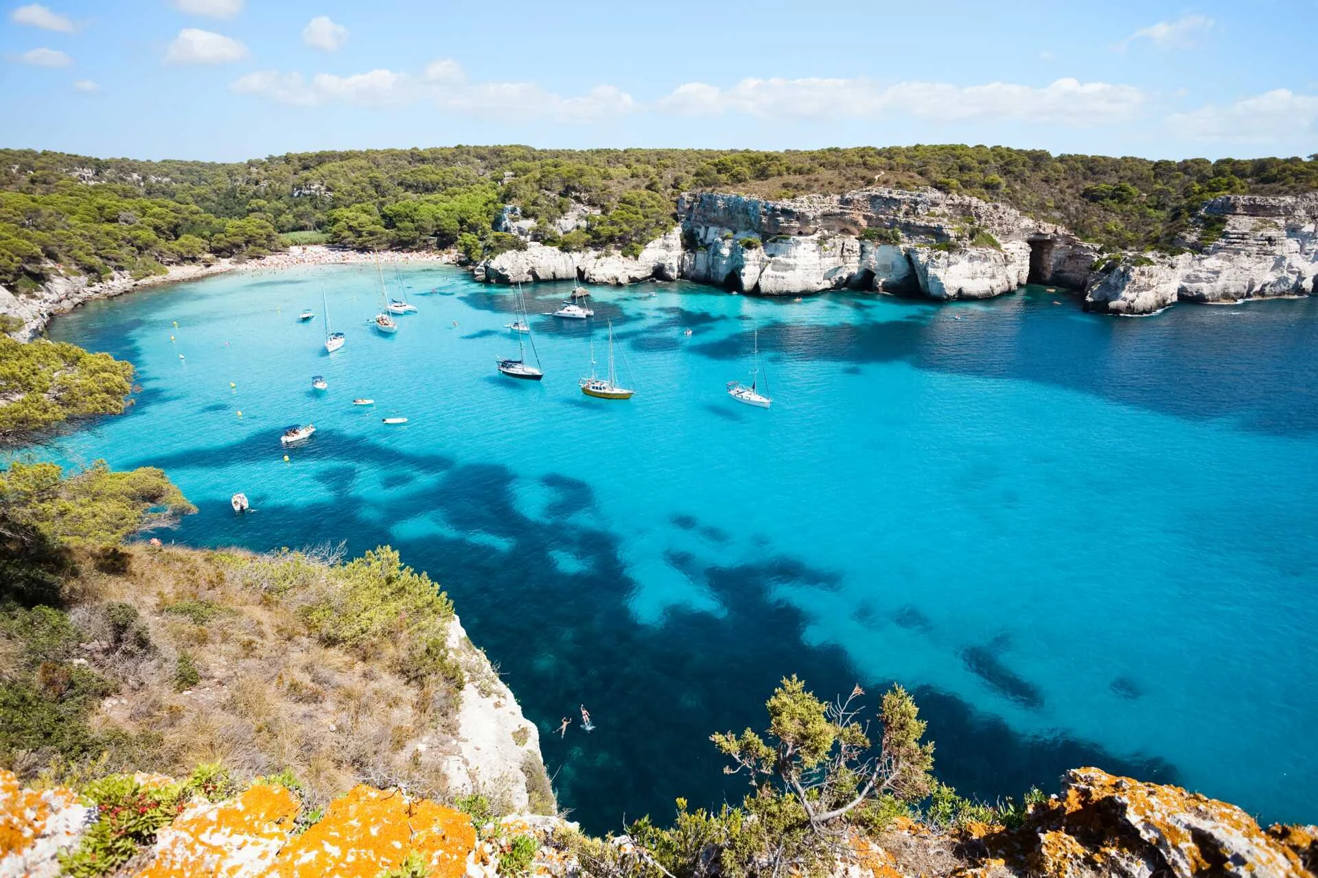 en vakker bukt på Menorca