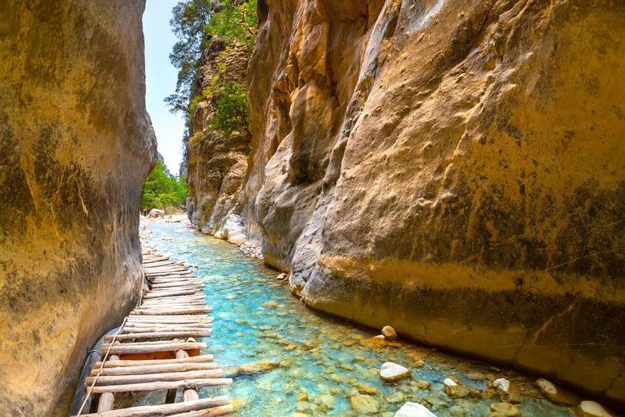 De Samariakloof op Kreta