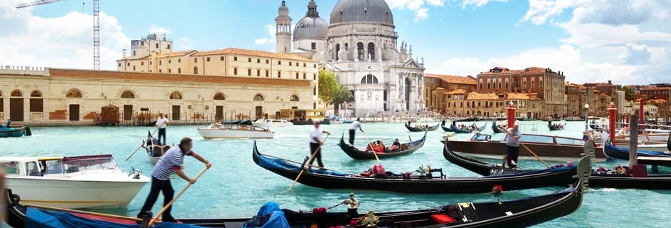 Gondoler i Venezia