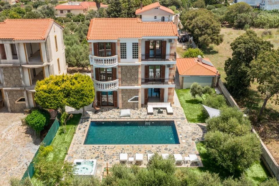 Utsikt över Sun Dream Villa