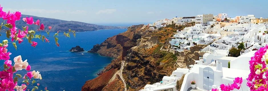 Santorini utsikt