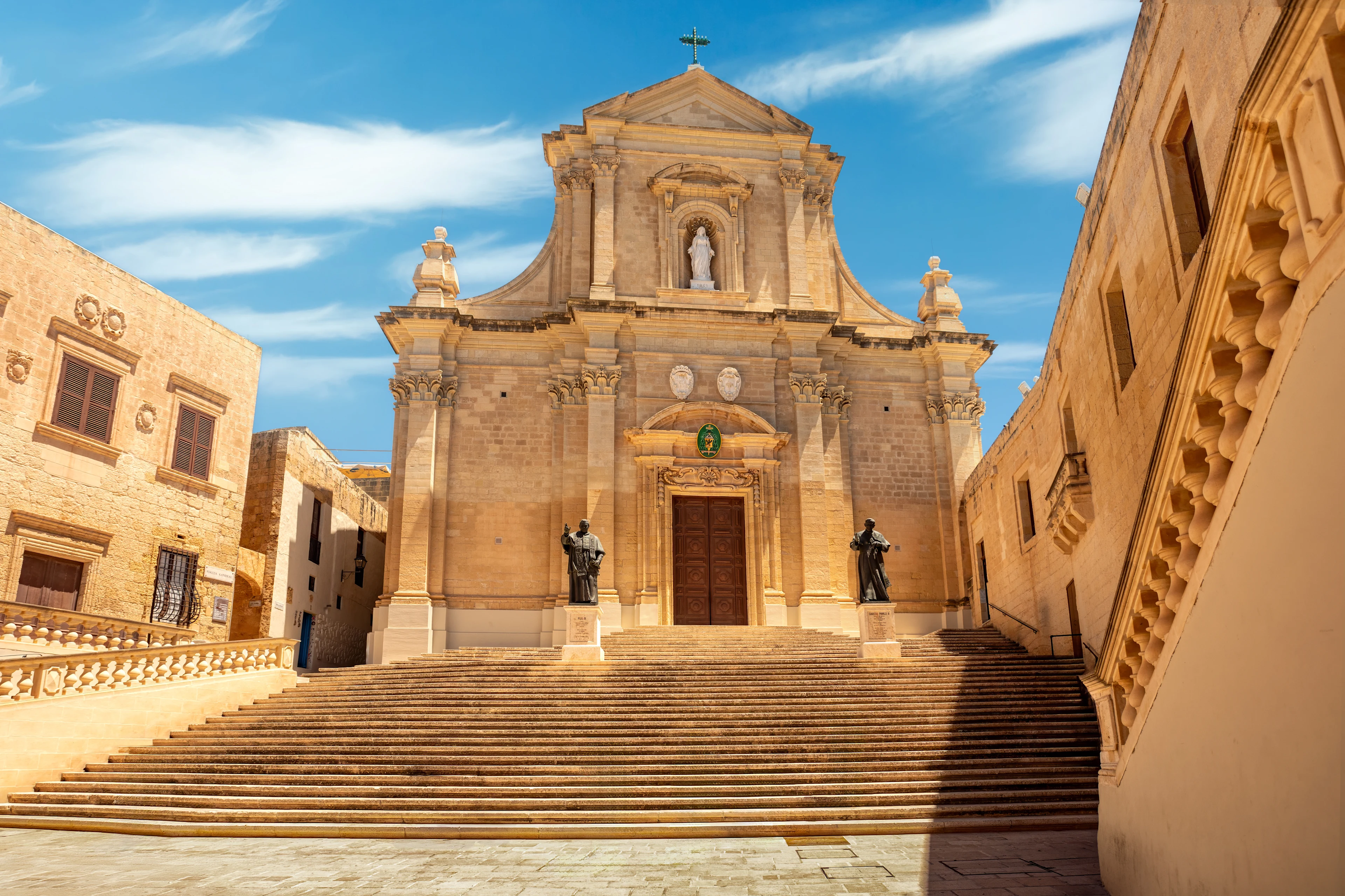 Cathedral of the Assumption Victorian linnoituksessa Gozolla, Maltalla.