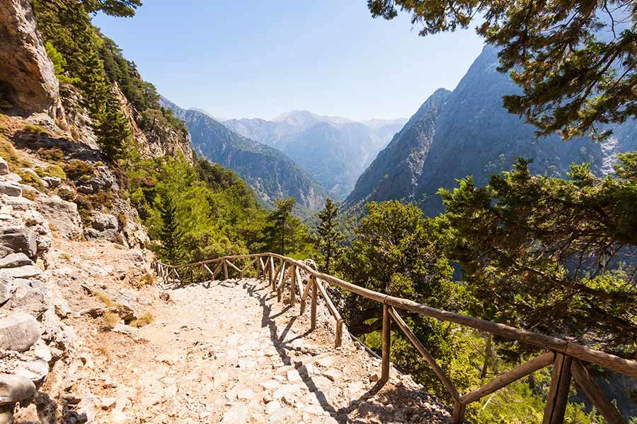 De Samariakloof op Kreta
