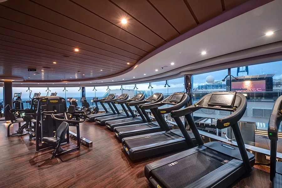 MSC Meraviglia gym treningsmaskiner