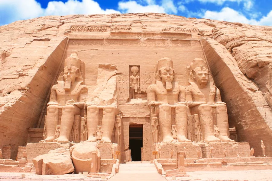 Tempels in Aboe Simbel