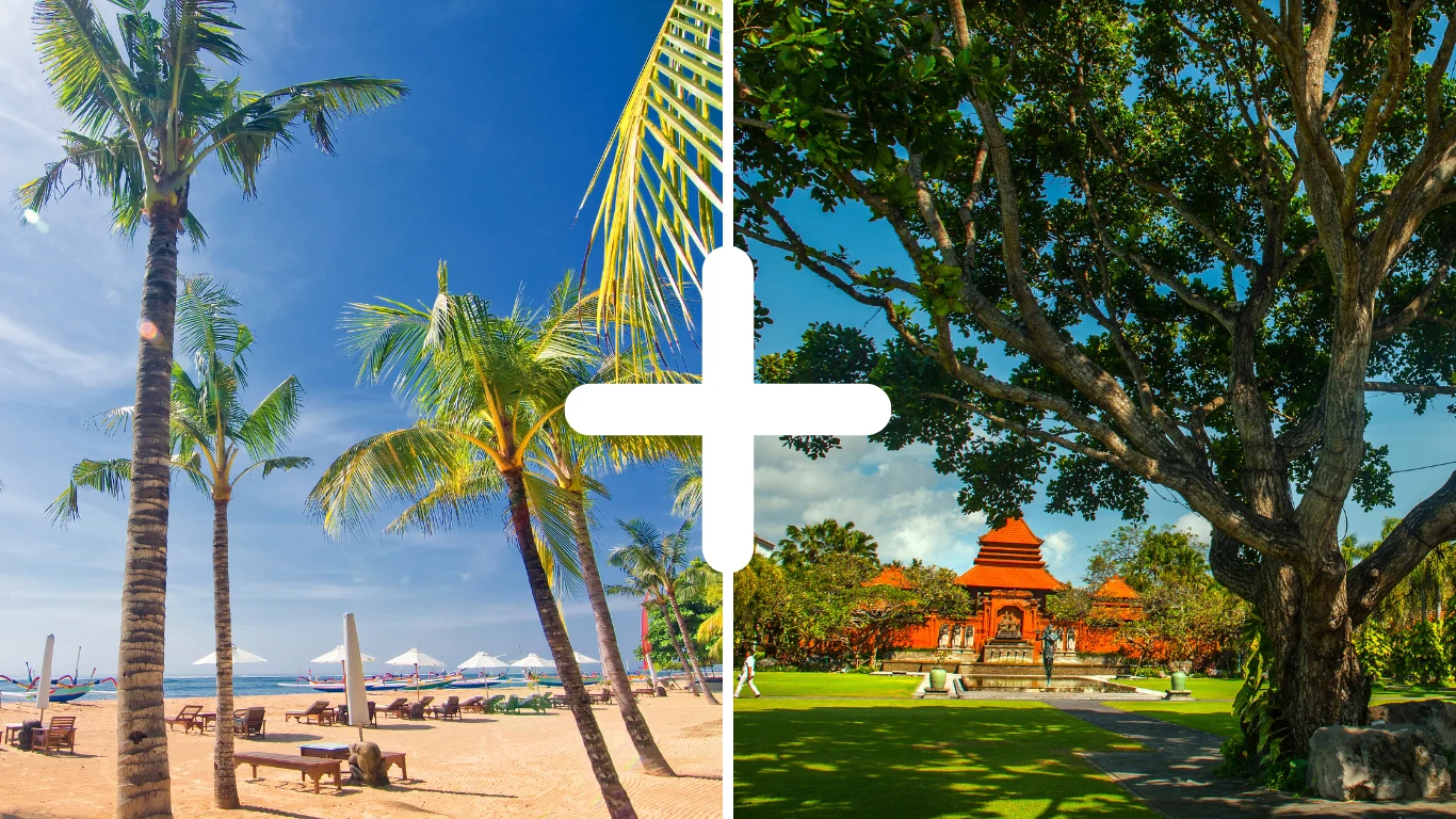 Kombinera Sanur + Tanjung Benoa på Bali