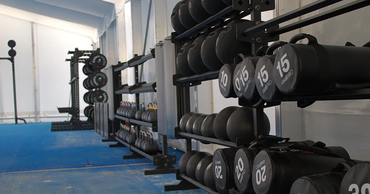 Utrustning på hybrid courten