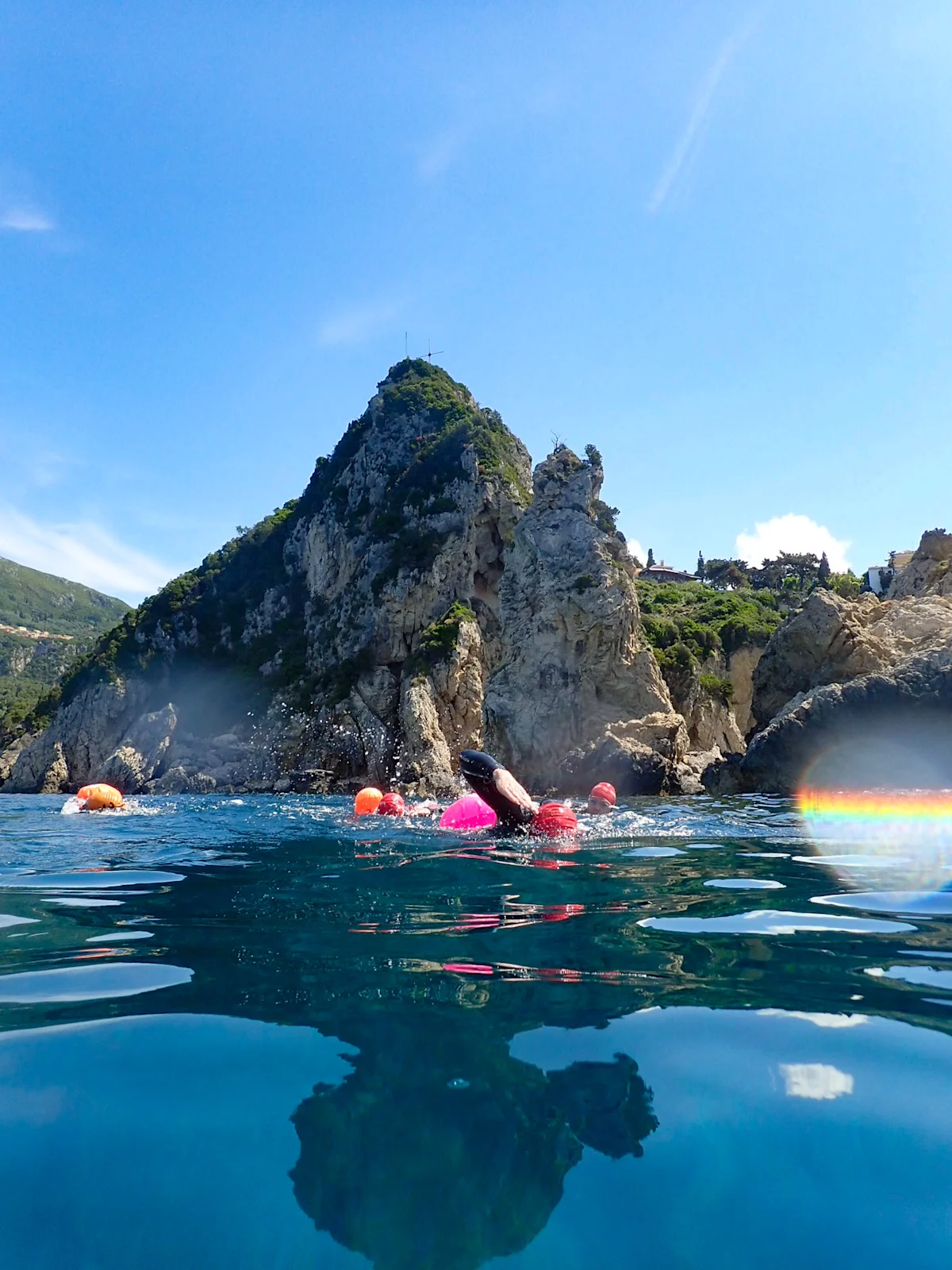 Simning i öppet vatten i Grekland