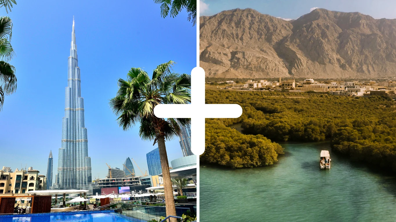 Kombiner Dubai med Ras Al Khaimah