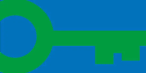 Groene sleutel-logo