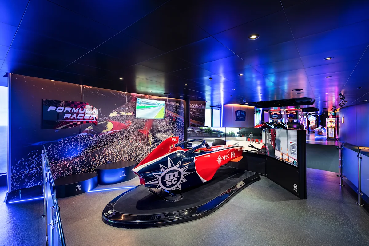 MSC Seascape Formul 1 simulator 
