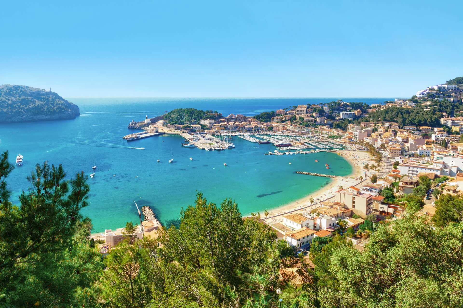 En mysig vik på Mallorca