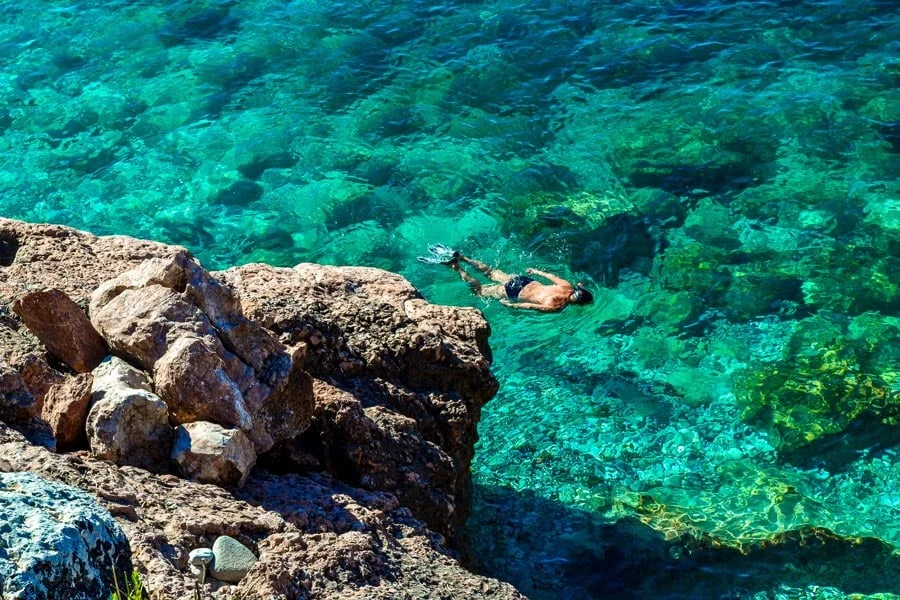 snorkling i Kroatien