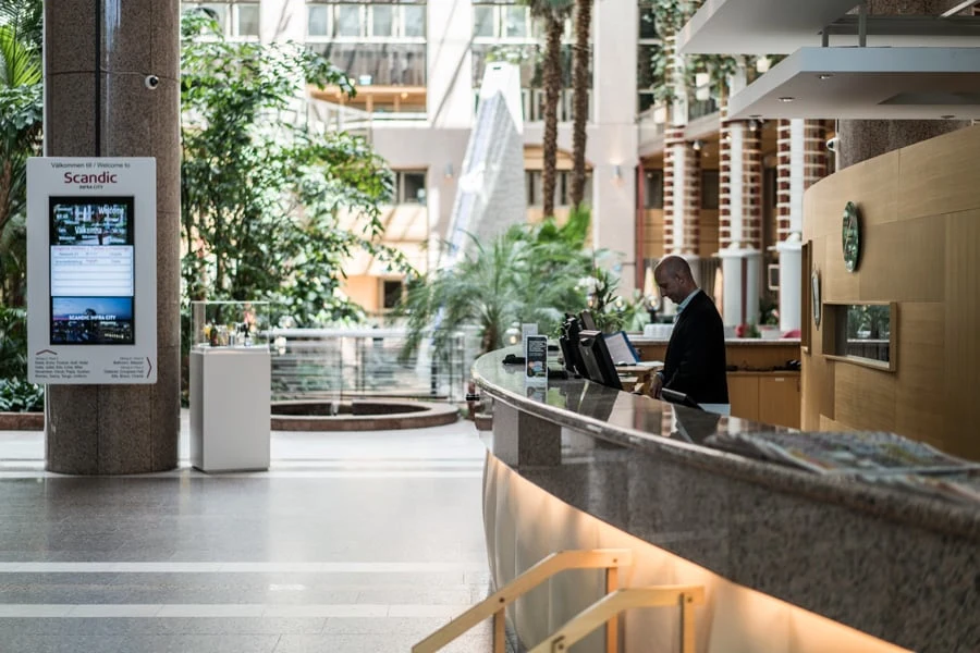 Scandic lobby